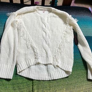 Never worn knit sweater. Very soft. Super comfy